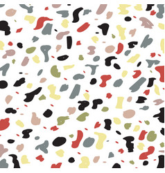 Terrazzo flooring seamless pattern background Vector Image