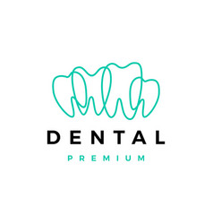 Panoramic x-ray jaw icon dental panoramic teeth Vector Image