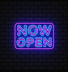 Open Close Neon Signs Neon Signboards Royalty Free Vector