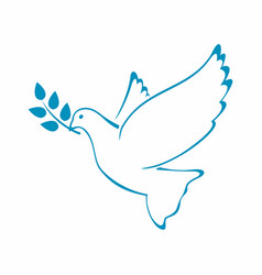 Dove with Olive Branch Vector Images (over 2,500)