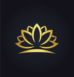 Lotus flower Royalty Free Vector Image - VectorStock