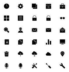 Mobile line icons 1 Royalty Free Vector Image - VectorStock