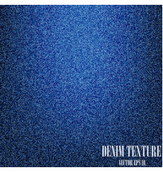 Blue denim texture background Royalty Free Vector Image