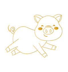 Pig smiling icon Royalty Free Vector Image - VectorStock