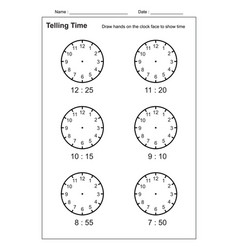 Graphic Dictation Preschool Worksheets For Vector Image