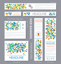 Banner Ad Leaderboard Vector Images 21