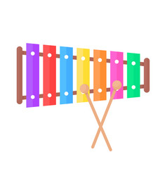 Download Xylophone Royalty Free Vector Image - VectorStock