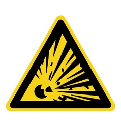 Hazard signs set Royalty Free Vector Image - VectorStock