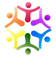 Teamwork meeting people Royalty Free Vector Image