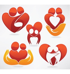 People family love Royalty Free Vector Image - VectorStock