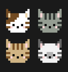 Pixel Cat Vector Images (over 390)