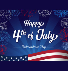 4th july Royalty Free Vector Image - VectorStock