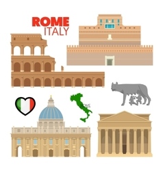 Italy skyline Royalty Free Vector Image - VectorStock