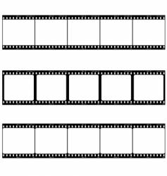 Photo film strip warp Royalty Free Vector Image