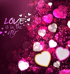 Abstract valentine background vector