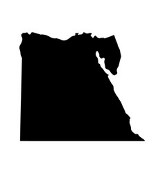 Map of egypt Royalty Free Vector Image - VectorStock
