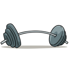 Barbell icon cartoon Royalty Free Vector Image