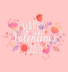 Happy valentines day card vector