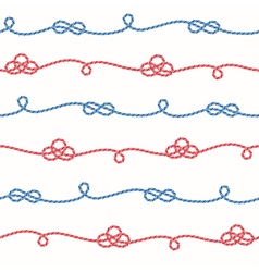 Nautical knot pattern Royalty Free Vector Image
