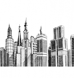 Urban buildings Royalty Free Vector Image - VectorStock
