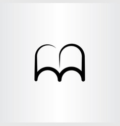 Books logo purple icon Royalty Free Vector Image