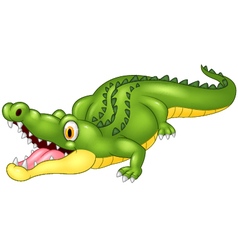 Cartoon crocodile Royalty Free Vector Image - VectorStock