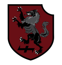 Heraldic Wolf Vector Images (65)