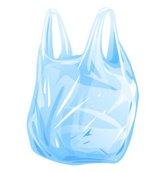 Plastic bag isolated Royalty Free Vector Image