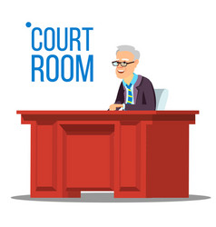 Court scene Royalty Free Vector Image - VectorStock