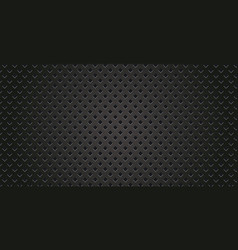 Black perforated metal background metal texture Vector Image