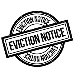 Eviction Notice rubber stamp Royalty Free Vector Image