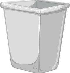 Young guy throwing trash bags into container Vector Image