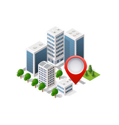 Navigation city map Royalty Free Vector Image - VectorStock