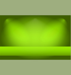 Empty abstract mock up 3d stage studio background Vector Image