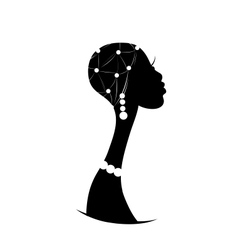 African woman portrait for your design Royalty Free Vector