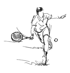 Tennis Sketch Vector Images Over 1 700