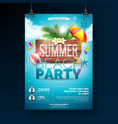 Modern club music party template dance party Vector Image