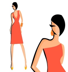 Fashion Model Royalty Free Vector Image Vectorstock Fashion Model Royalty Free Vector Image Vectorstock