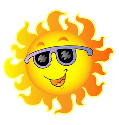 Sun theme image 3 Royalty Free Vector Image - VectorStock