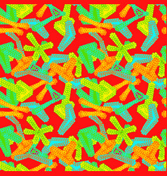 Abstract bright seamless pattern Royalty Free Vector Image