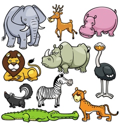 Animals set Royalty Free Vector Image - VectorStock