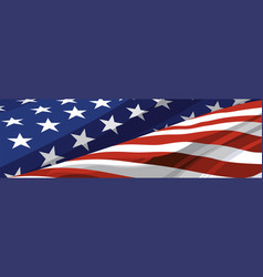 American flag Royalty Free Vector Image - VectorStock