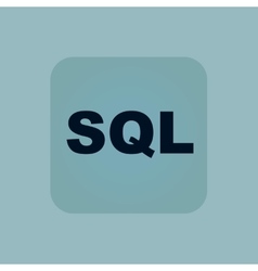 Blue sql icon Royalty Free Vector Image - VectorStock