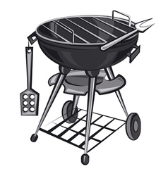 Electric grill appliance Royalty Free Vector Image