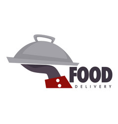 Express Food Delivery Logo Royalty Free Vector Image