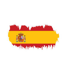 Spain flag Royalty Free Vector Image - VectorStock