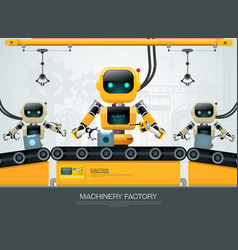 Isometric industry 40 concept artificial Vector Image