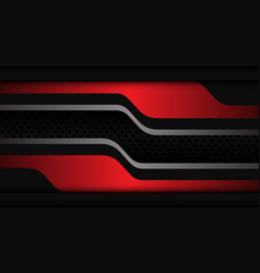 Abstract red black tone futuristic technology Vector Image