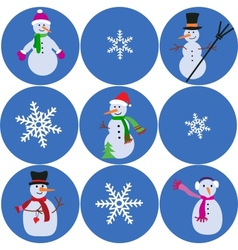 Snowman Royalty Free Vector Image - VectorStock