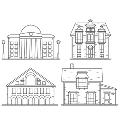 Houses Royalty Free Vector Image - VectorStock